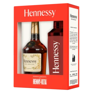Hennessy VS Cognac Shaker Gift Set 750ml
